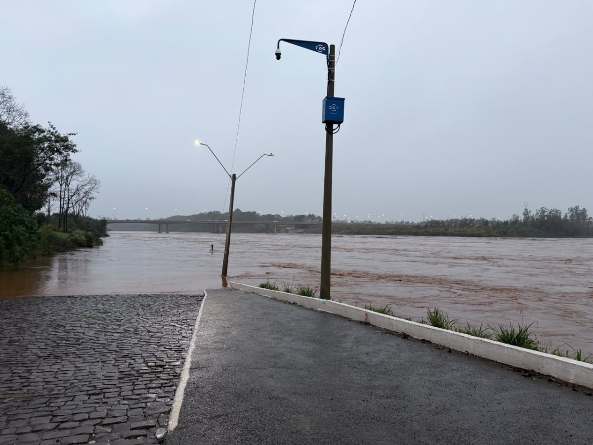 Alerta de inundação é emitido para o rio Taquari, na região dos Vales